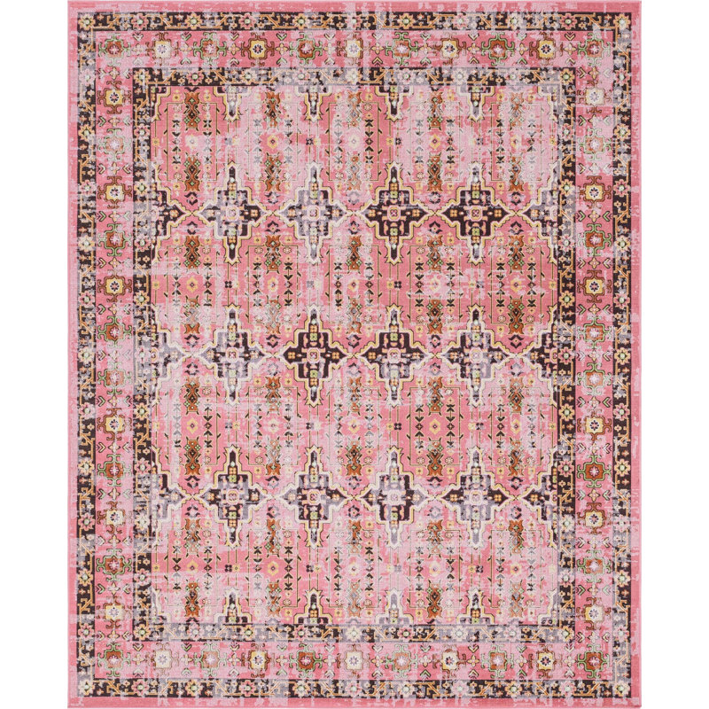 Geometric Indoor Rug, Rectangle 9' x 12'