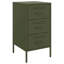 Bedside Cabinets 2 pcs 36x39x68 cm Steel-396062372