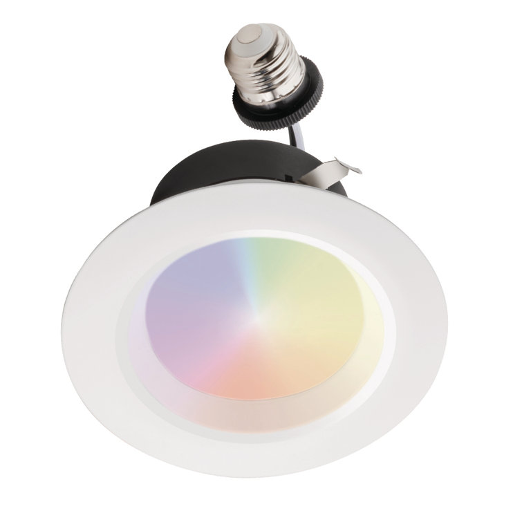 4" Selectable CCT Remodel LED Retrofit Recessed Lighting Kit
