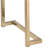 Marley Rectangular Upholstered Bench with Metal Legs