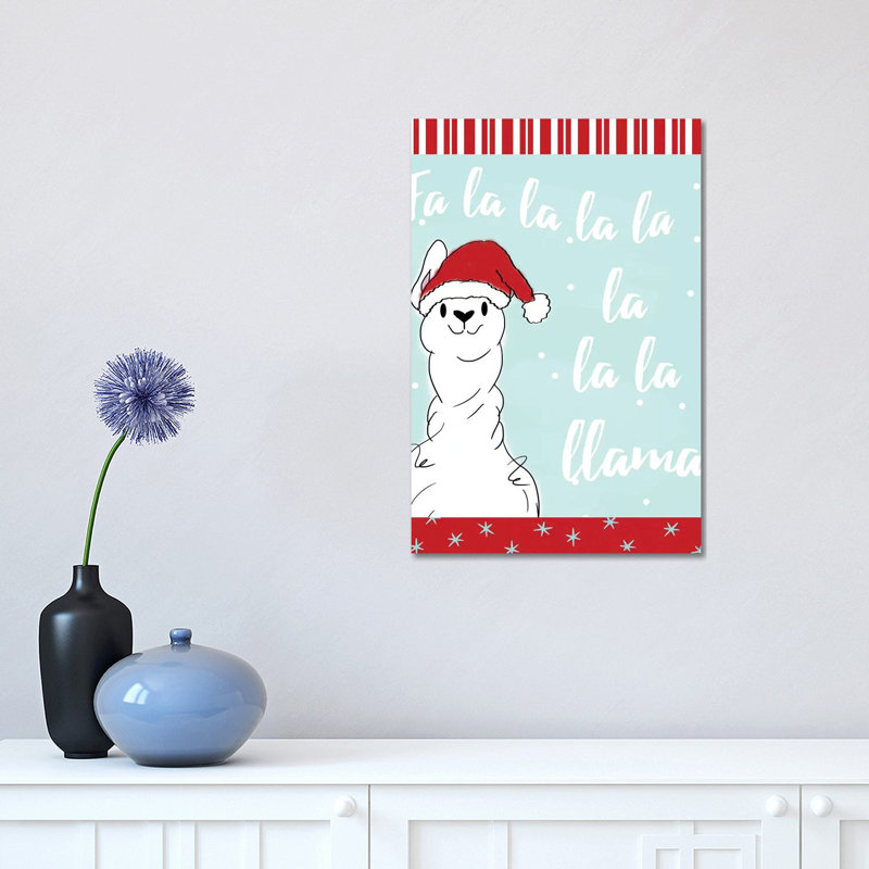Fa La Llama by Anna Quach - Wrapped Canvas Print, 45.72cm H x 45.72cm W