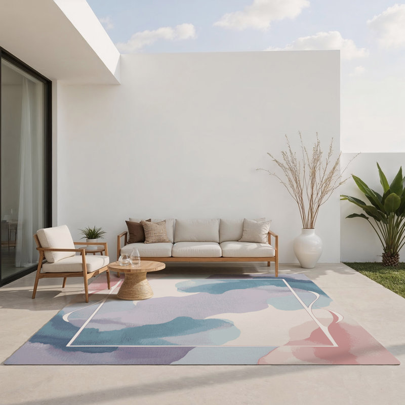 Tapis intérieur et extérieur Horizon Veil, Rectangle 1 pi 6 po x 2 pi 6 po