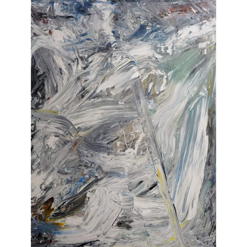 Angel Print, White Framed Canvas, 31.5" H x 25.5" W x 1.75" D