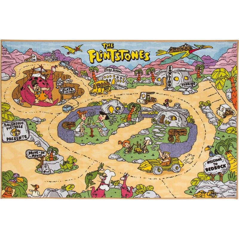The Flintstones City Road Car, Rectangle 3 pi 3 po x 4 pi 7 po
