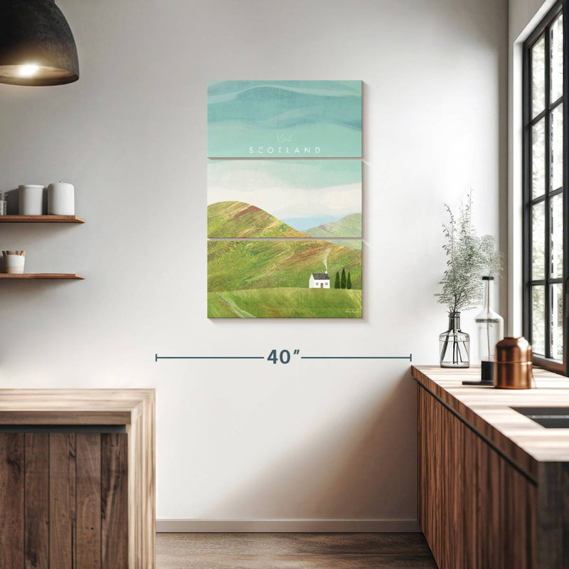 Affiche de voyage Masam, Écosse, H 74 po x l 48 po