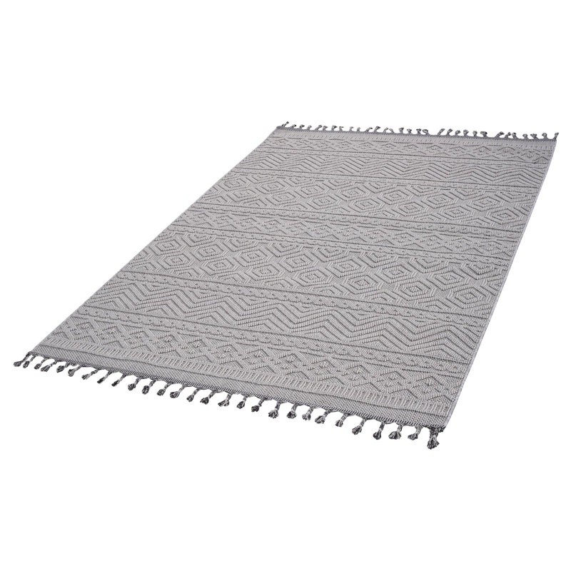 Tapis tissé à la machine Naar Guros, Rectangle 7 pi 9 po x 10 pi
