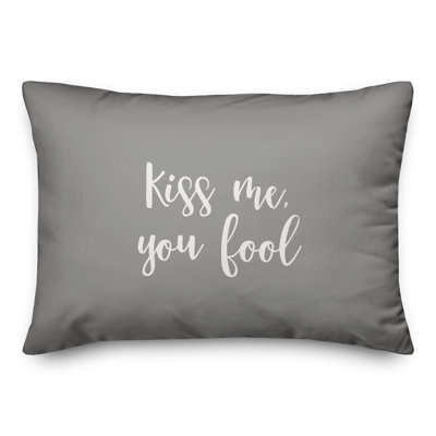  Coussin Kiss Me You Fool