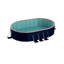 La piscine pliante en PVC de 3,0 m (non gonflable) se baigne et se refroidit en été, convient au patio extérieur-123948476