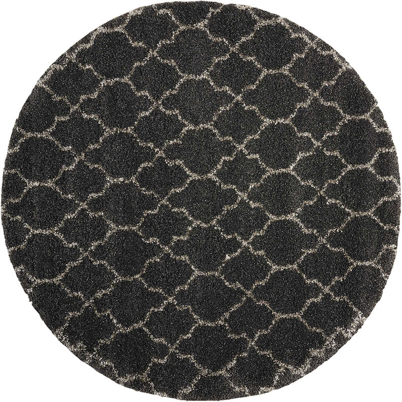 Ilkan Performance Southwestern Indoor / Outdoor Rug, Round 3'11"