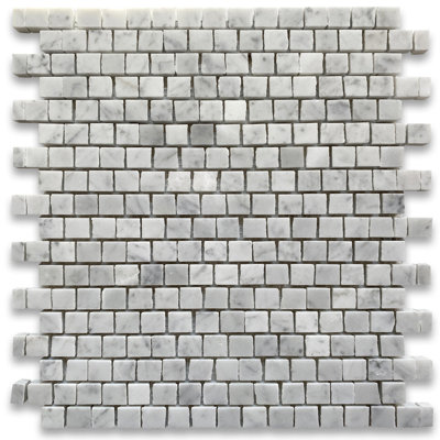 Carreau de mosaïque en marbre 11 po x 12 po