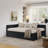 Velvet Upholstered Tufted 3-in-1 Sofa Bed & Daybed - 2 Storage Drawers, Ergonomic Backrest/Armrests, 300lbs Capacity for Living Room/Bedroom/Office-109671185