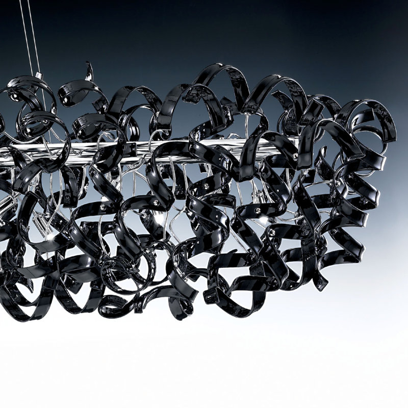 Astro 12 Light Design Pendant, Black