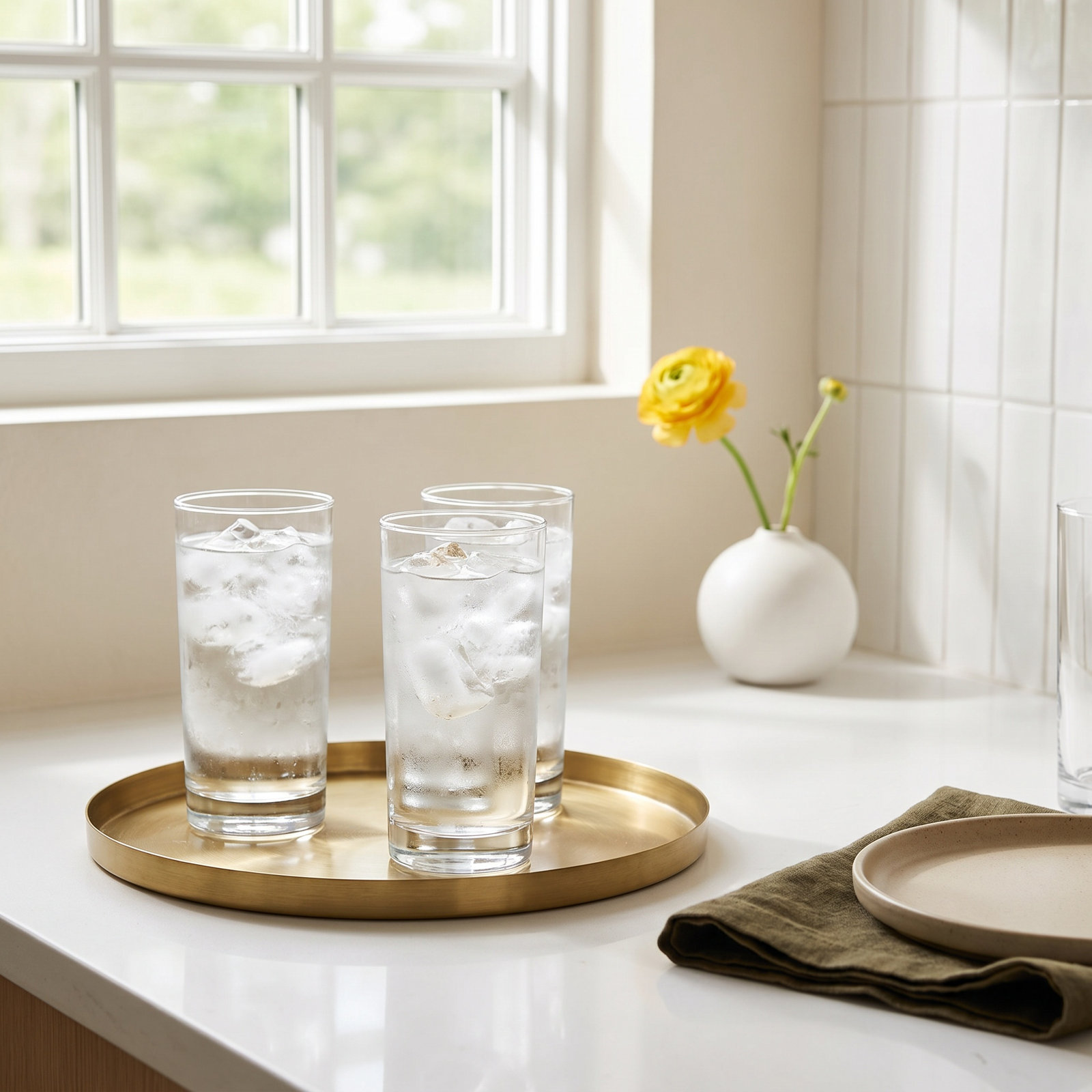 Heavy Base Highball Glass