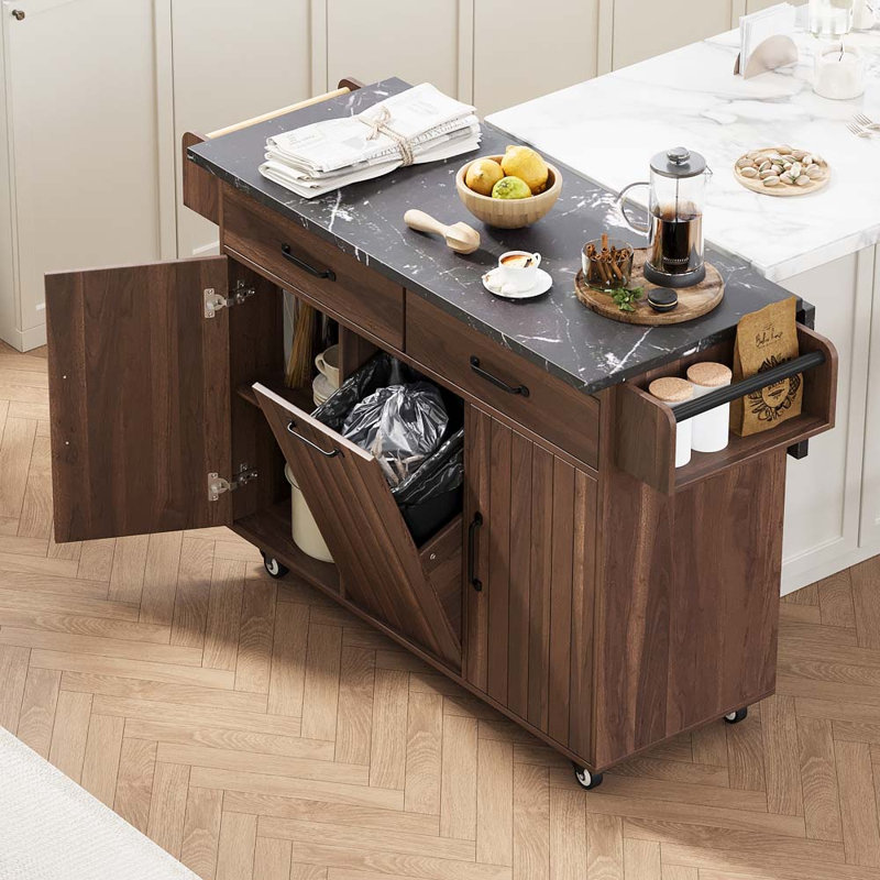 Îlot de cuisine, Walnut Brown