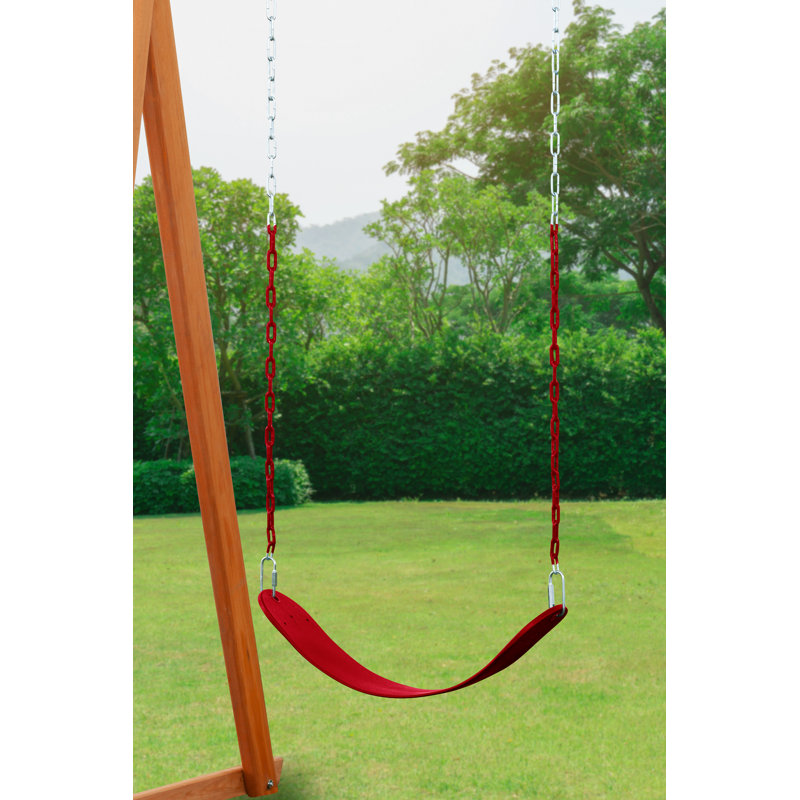 Portique en bois Trailside, Rouge