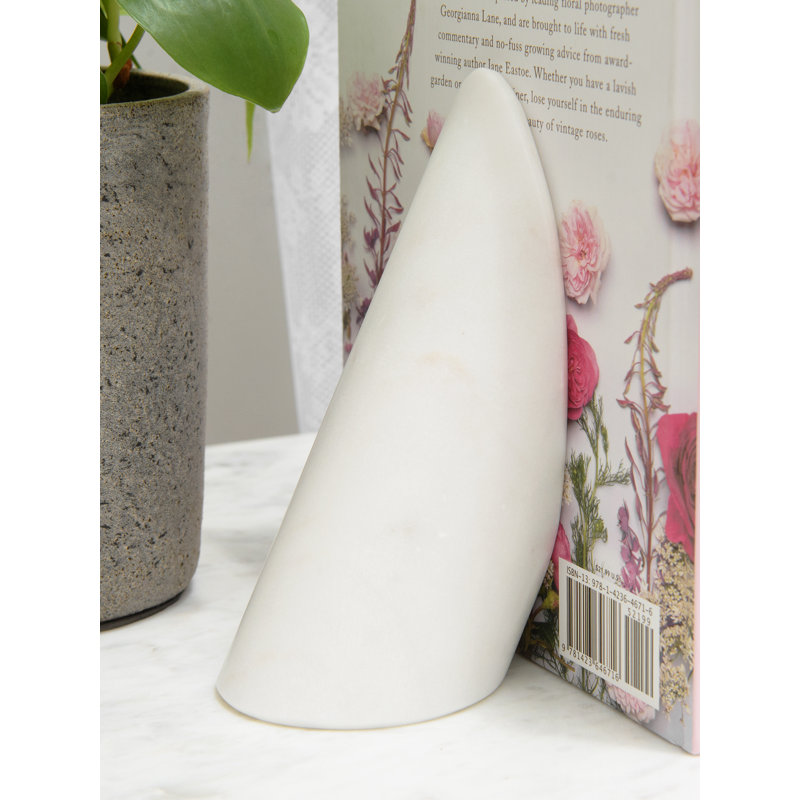 Serre-livres cylindriques, Blanc