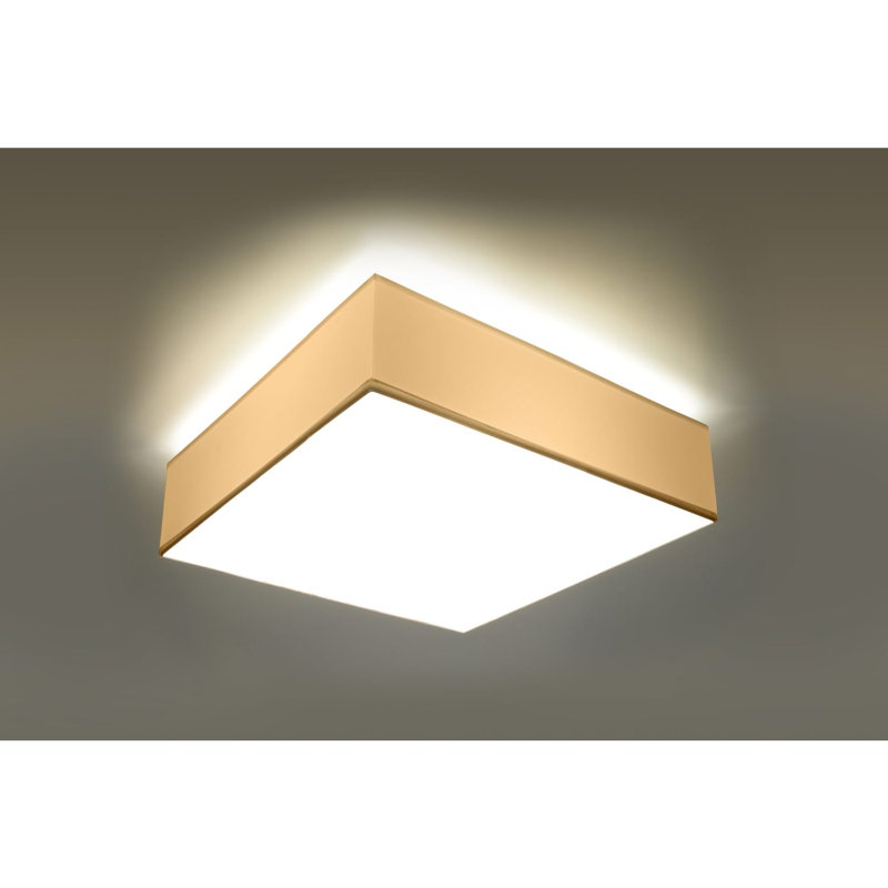 Brescia Plastic Flush Mount, White