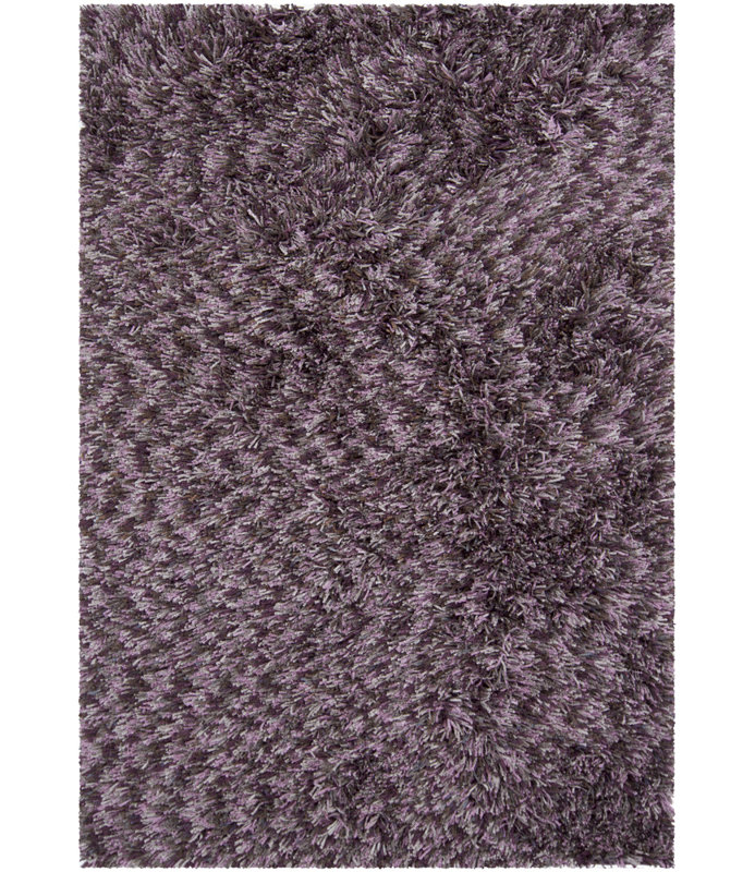 Tapis mauve à poils longs Haddam, Rectangle 7 pi 9 po x 10 pi 6 po