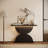 Wood Console Table With Led Light