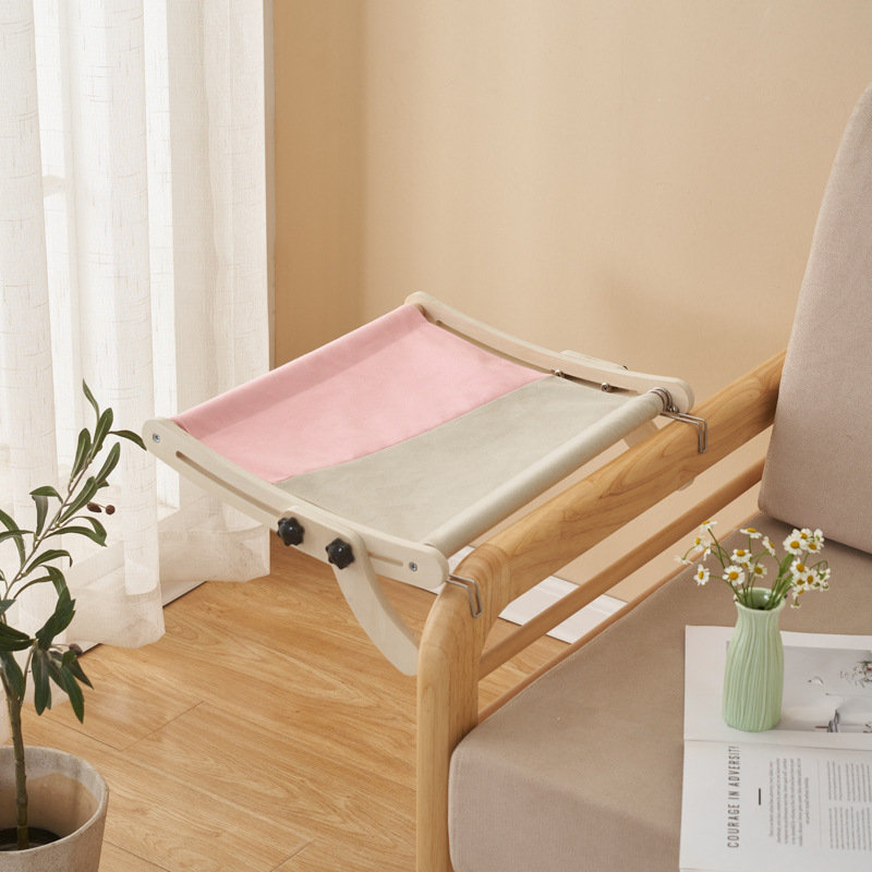 Canvas Hammock Pet Bed, Pink