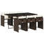 Ensemble repas 7 pièces avec coussins Hokku Designs-499064326-499064323-499064322