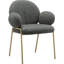 Agawam Dinning Chair 2pack Dark Grey Teddy Fabric-1004628311