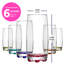 Verres arc-en-ciel colorés 6 pièces Adora