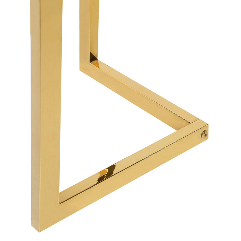 Royston Sled Coffee Table, Gold