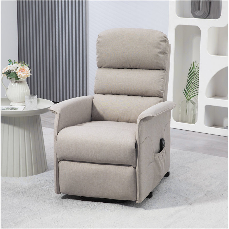 Fauteuil inclinable électrique Power Lift pour personnes âgées, facile à assembler, fauteuil relevable en tissu avec télécommande, poches latérales pour le salon