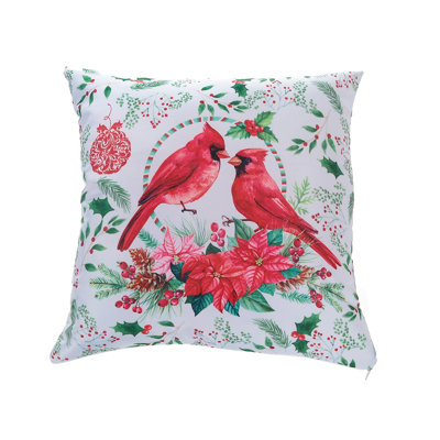 Housse et insert de coussin carré Ifan Cardinal Wreath