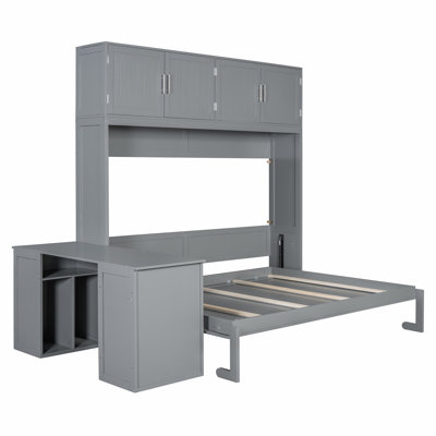 Murphy Bed With Desk And Cabinet