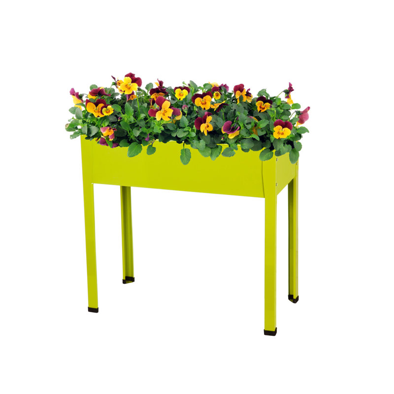 Table de culture en métal vert, Vert
