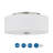 Luminaire suspendu tambour simple à 1 lumière DEL Seddon