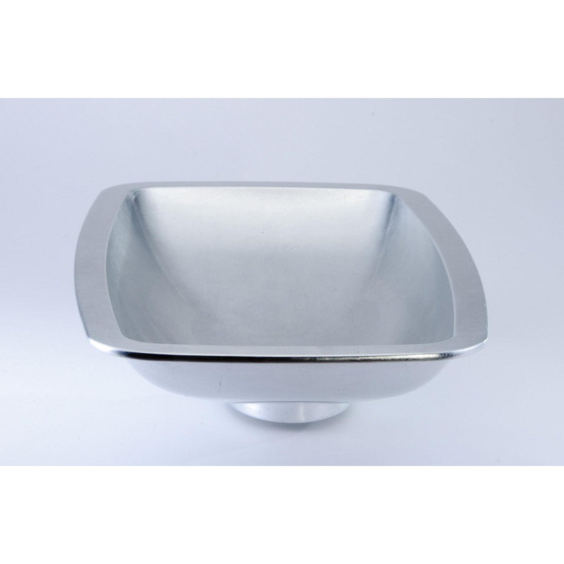 Oceano 25.2'' L Bathroom Sink, Silver Leaf