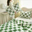 Checkered Lightweight Soft & Cozy Flannel Fleece Throw Blanket for Sofa & Bed in All Season-125344966-125344967