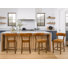 26" Upholstered Counter Height Bar Stool with Solid Wood Frame