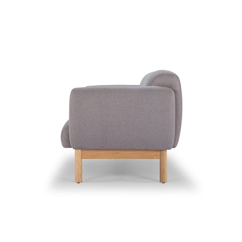 Tulum Sofa, Metro Gray Linen Blend, 68" W