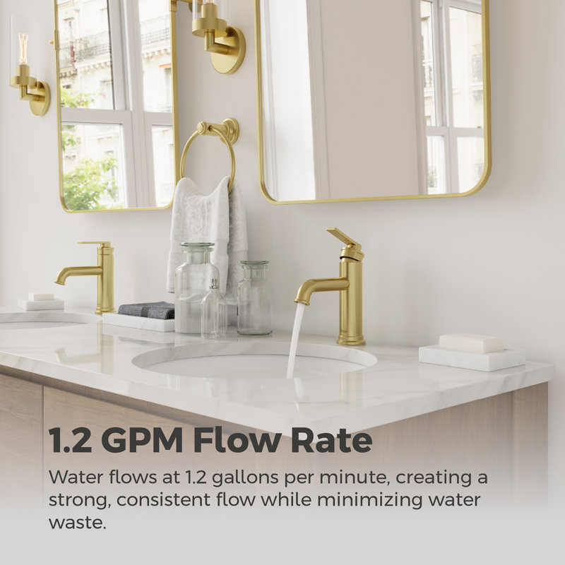 Robinet de salle de bain Havenridge, Brushed Gold