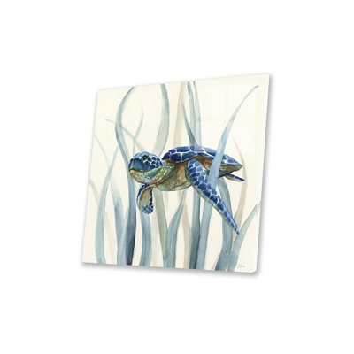 «Turtle in Seagrass II» par Nan - impression non encadrée