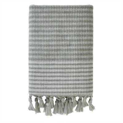 Yehuda Cotton Plush Jacquard Bath Towel