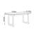 Practical Black Solid Wood Rectangular Desk-1505983946
