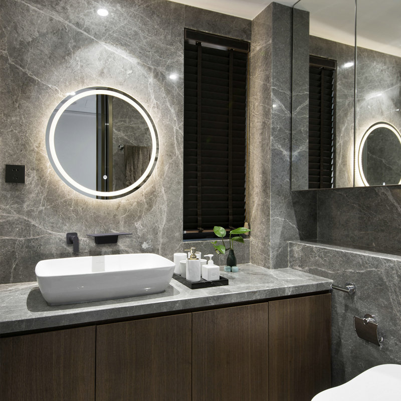 Robinet de salle de bains mural, Noir mat