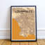« los angeles city map », reproduction d’impression sur affiche-31736125