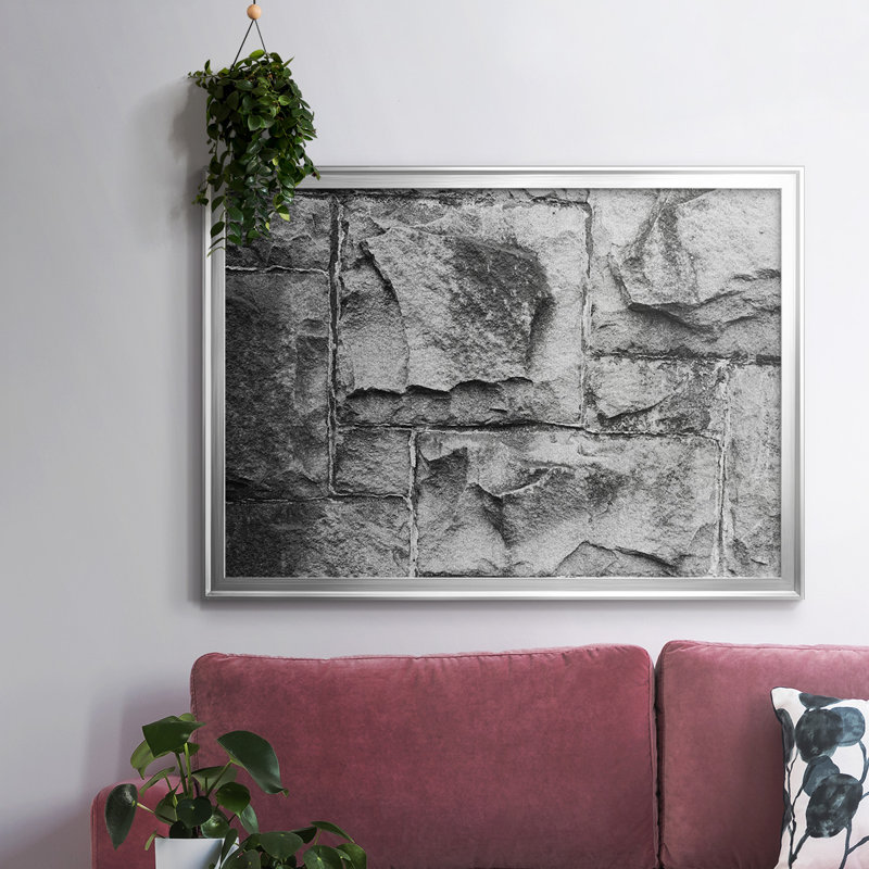 Found Textures VI - Toile encadrée de qualité supérieure - prête à être accrochée, H 14 po x l 20 po x P 1,5 po