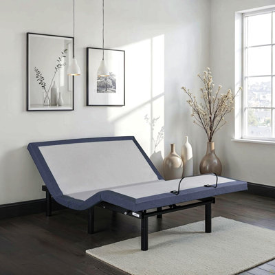 King Adjustable Bed Base With Three Vibration Modes And Head And Foot Position Adjustments