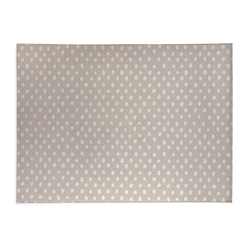 Paillasson Dot Lyfe, Taupe, L 24 po x L 36 po