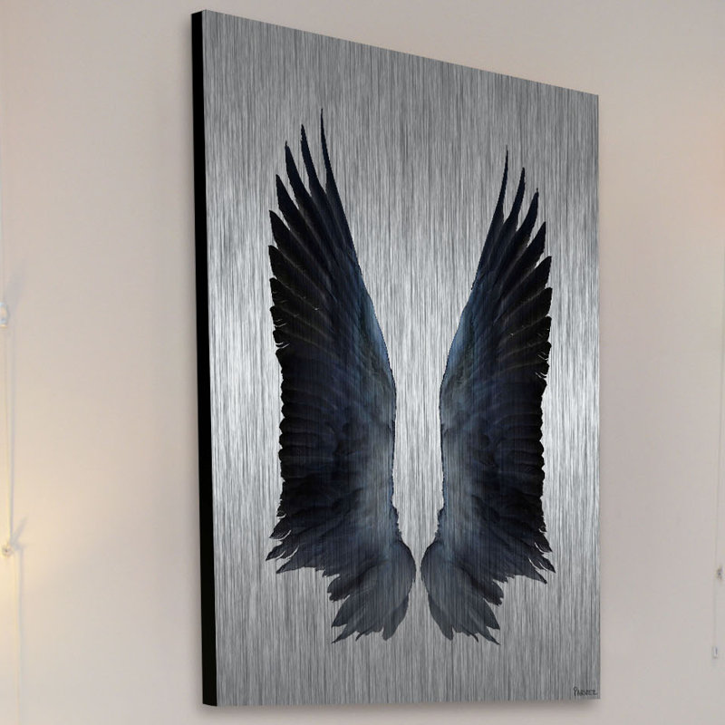 «Murchison Black Wings» par Parvez Taj - reproduction imprimée, H 60 po x l 40po x P 1,5 po