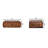 Avora Wall-mounted Chestnut 1 Drawer Nightstand