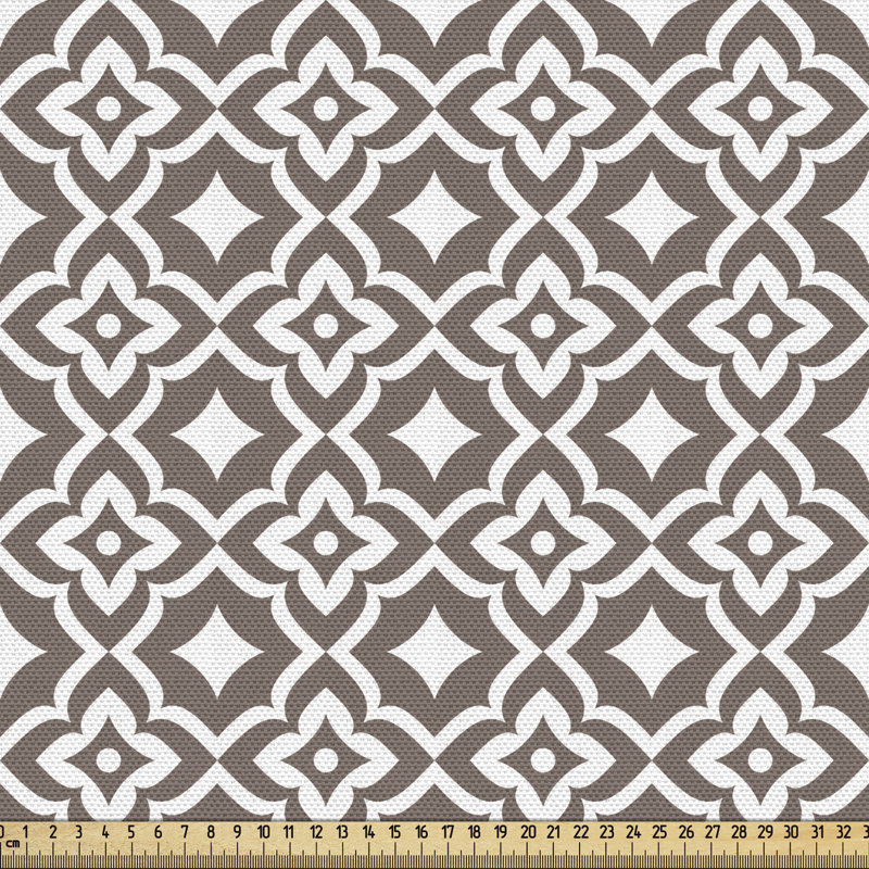 Tissu rétro Ambesonne, l 58 po x L 108 po