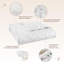 Édredon 100% coton biologique - Édredon léger pour l'été et toutes les saisons avec coutures en losanges non agglomérantes - Insert de couette doux et respirant de qualité supérieure - Certifié GOTS et Fairtrade (Simple / Simple XL)-118036750